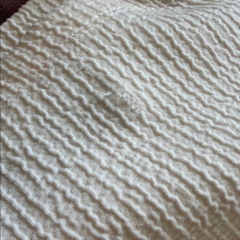 Urban Outfitters Smocked Cropped Cami Tank Cream Medium - Picture 5 of 6